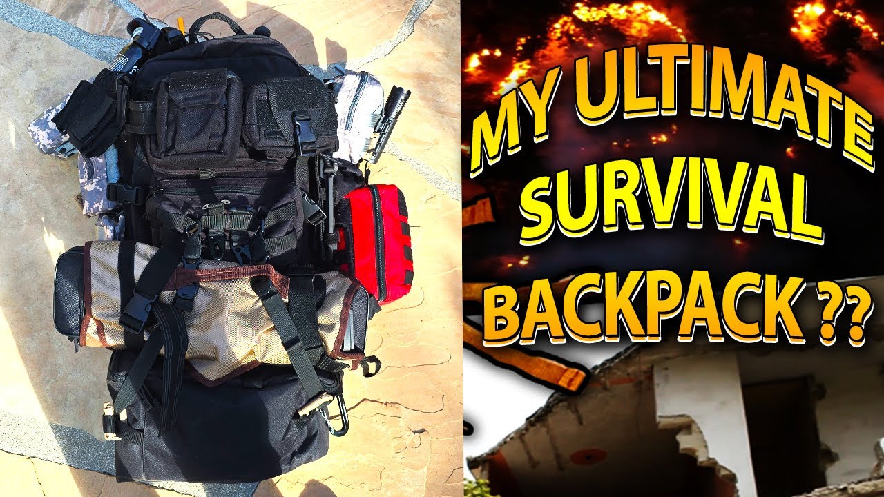 DIY Survival Backpack | Tactical Gear, Knives, Fire Starters, Flashlights  | Part 1