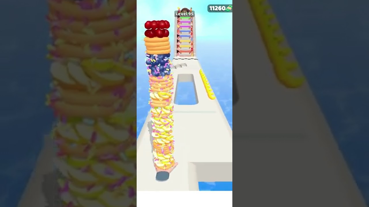 Max Level Pro Pancake Run - Gameplay  All Levels (Android, iOS) Shorts # 96