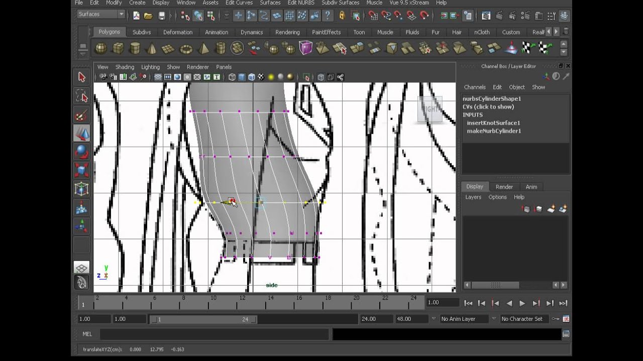 Tutorial Modelando Personaje Usando NURBS En Maya Parte1 YouTube