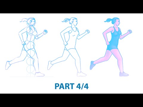 How to Draw a Woman Running - Corel Painter Tutorial (Part 4/4) - How to Draw a Woman Running - Corel Painter Tutorial (Part 4/4)