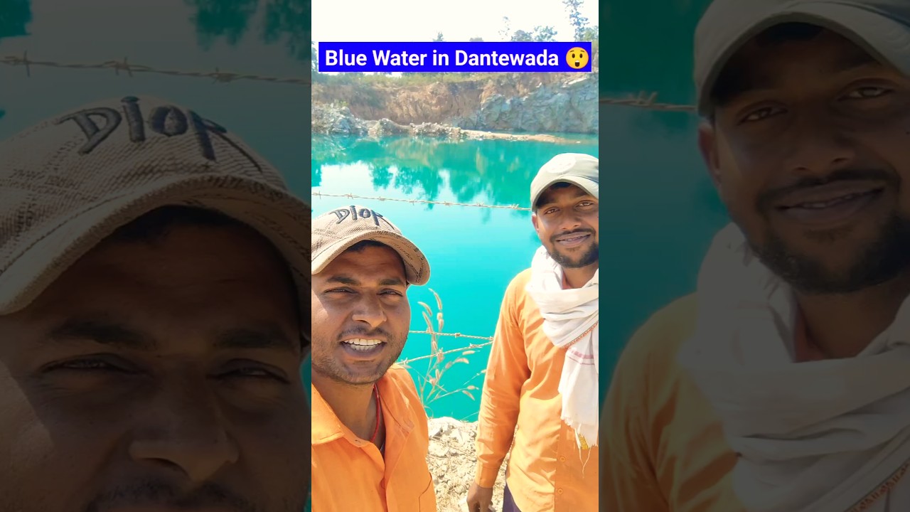 Amazing Blue Water Pond in Geedam Dantewada Chhattisgarh | Railway Group D New Vacancy 2026 