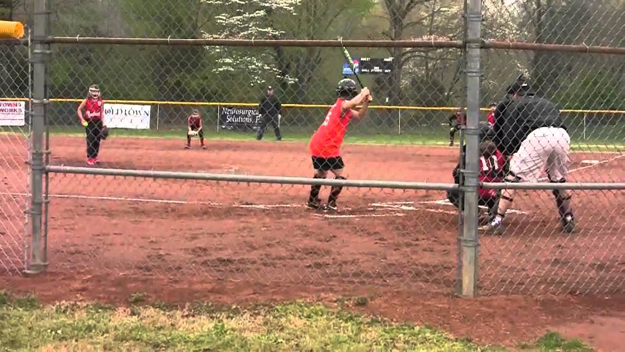 10 year old Bubbles Pitching 2nd fastpitch softball Little League game