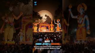 Good Over Evil! Happy Gandhi Jayanti & Happy Dussehra 2025! #shorts #gandhijayanti #dussehra Good Over Evil! Happy Gandhi Jayanti & Happy Dussehra 2025! #shorts #gandhijayanti #dussehra