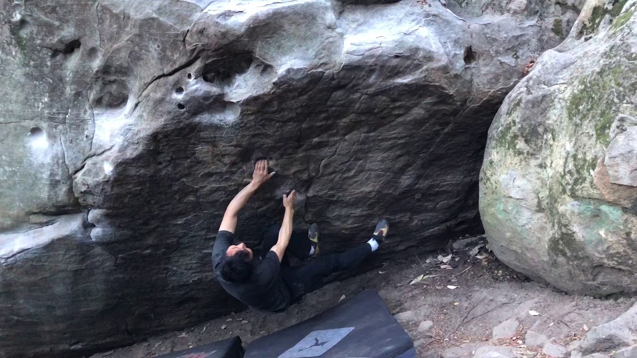 Vicious V5, Lost Keys boulder, castle rock state park
