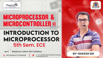 Microprocessor & Microcontroller 5th #semester #ece Introduction to Microprocessor#5th #semester#aku