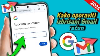 Kako oporaviti izbrisani Gmail račun na Androidu | Oporavak Google računa ||
