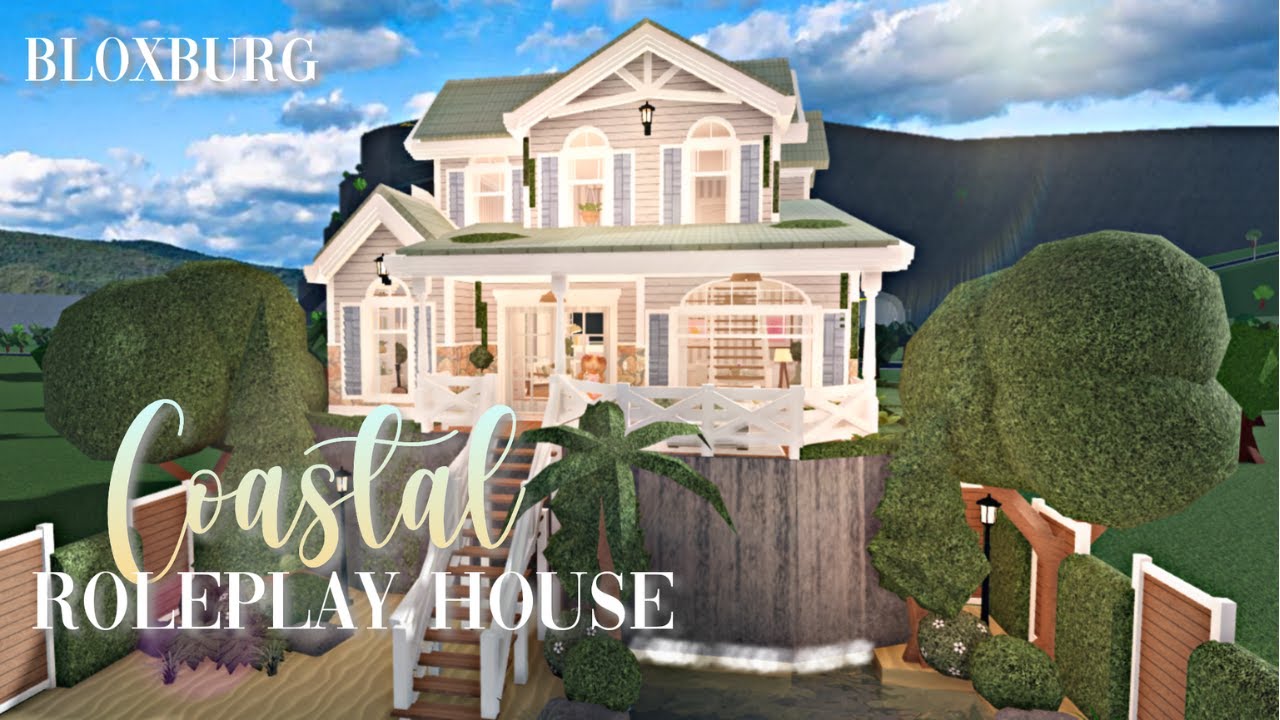 Roblox Bloxburg - Two-Story Family House Exterior Design - Minami Oroi 