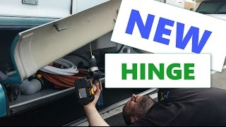 RV Life - Roadtrek Storage Compartment Hinge Replacement - Part 1