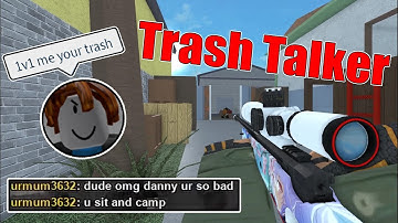 1v1ing a TRASH TALKER in Counter Blox...