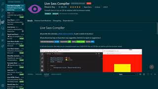 SASS in Visual Studio Code