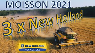 Moisson 2021 à l'Américaine en Normandie [DRONE 4K]