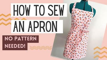 How to Sew an Easy Apron