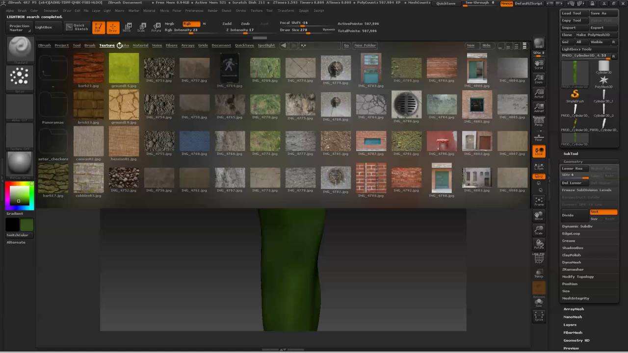 zbrush change back ground color