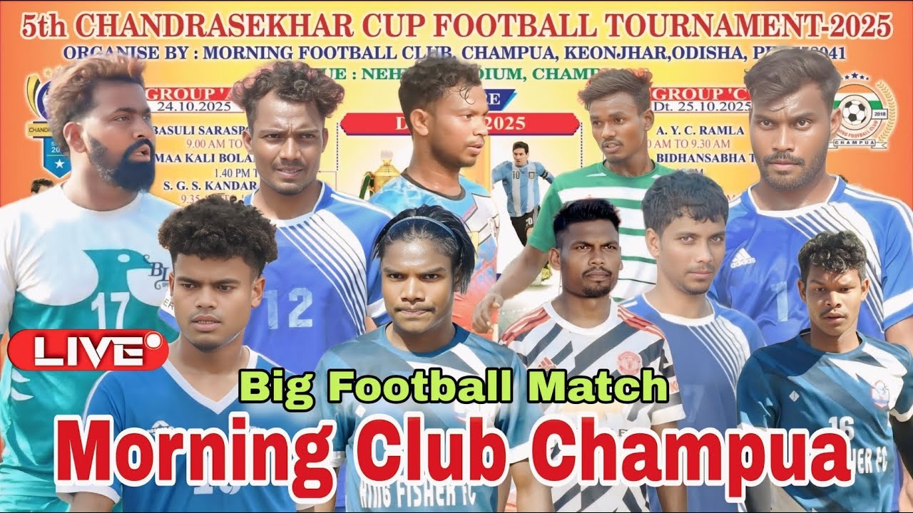 AC Black Telco vs Bandamunda || Morning Club Champua || Live Stream 