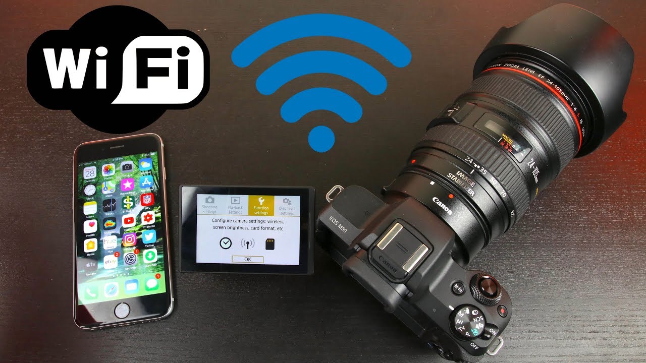 Canon EOS M50 Wifi Setup - YouTube