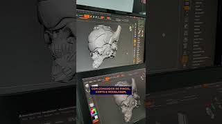 Modelagem 3D no Zbrush - Eddie  #arte #pinturatiza #quadrinhos #desenho #artedigital #art