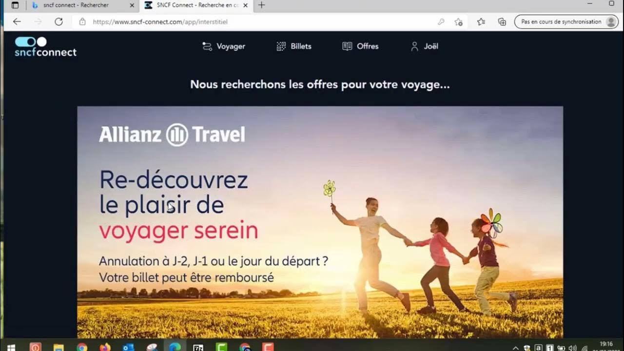 5ème partie commander 1 résa billet sur sncf connect movie YouTube