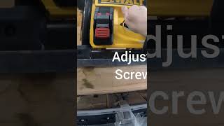 Famous Adjust Dewalt Table Saw blade #diy #woodworking #shorts #howto #short Profile