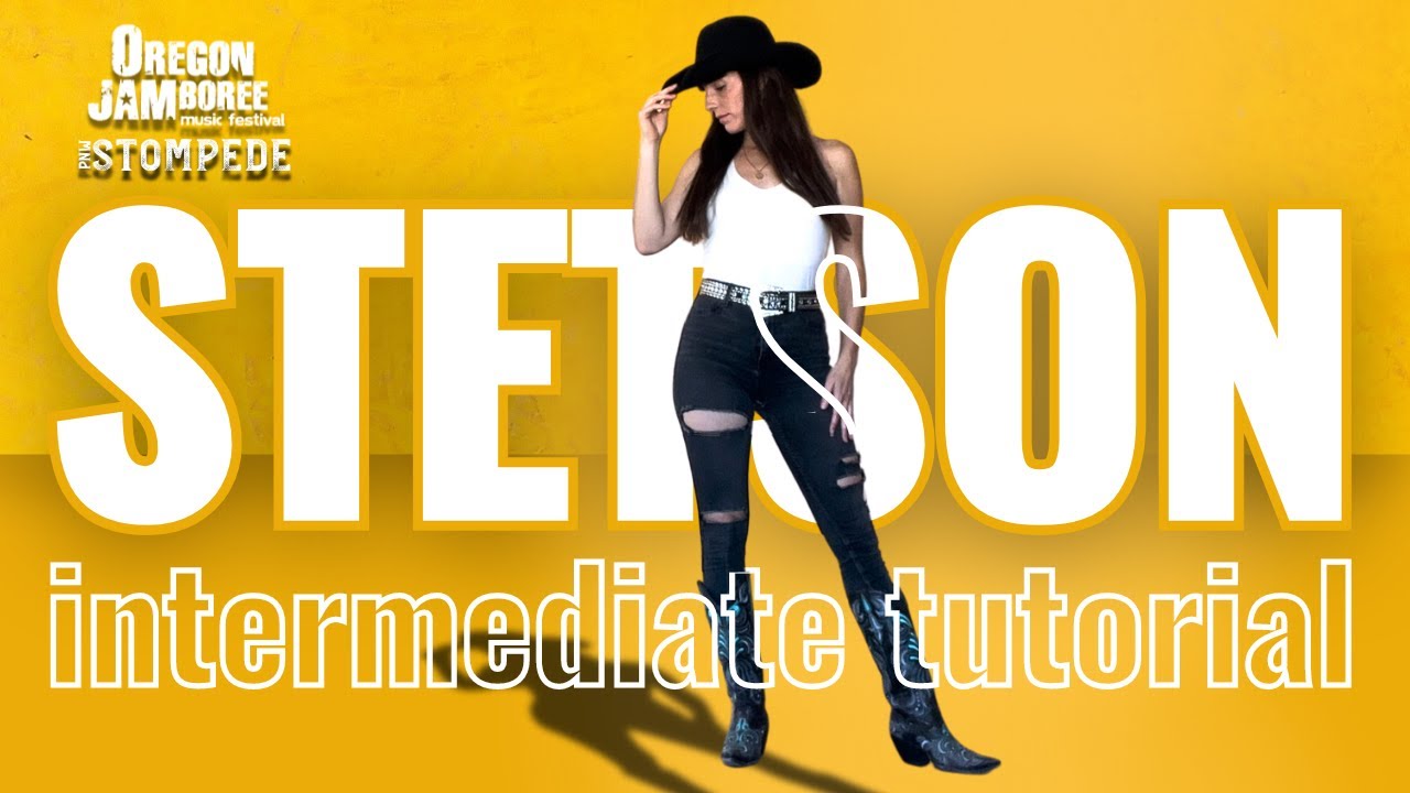 Learn "STETSON" Line Dance!  Walker Hayes | Emma Stenner & Brendan Simoens