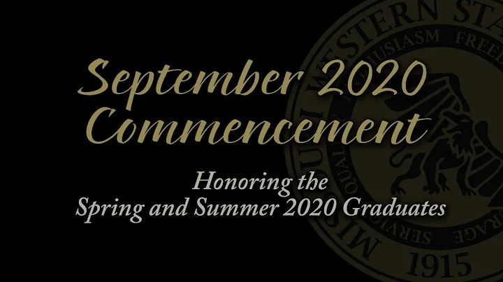 Missouri Western Spring 2020 Commencement - Second Ceremony