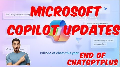 Microsoft Copilot Updates End of ChatGPTPlus ? GPT-4 Turbo DALL-E 3 Code Interpreter Deep Search