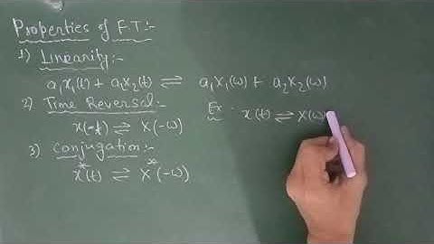 Properties of Fourier transform! for IES, IAS, GATE, EE, ECE! Lecture-102.