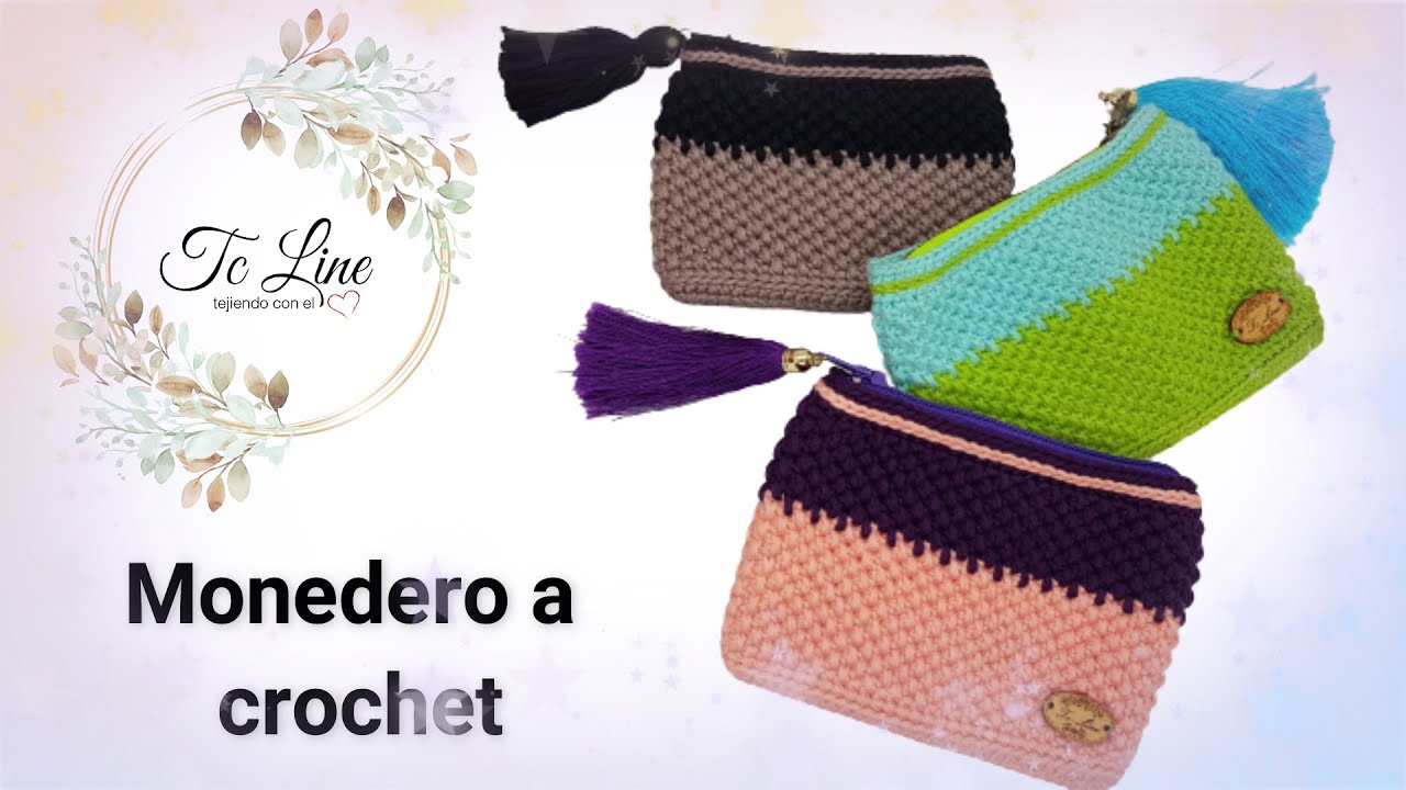 Monedero a crochet fácil