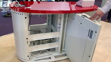 ISE 2019: TOP-TEC Exhibits Contour Lectern With Easy Rack Access