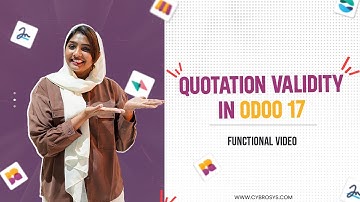 #10 How to Set Quotation Validity in Odoo 17 Sales | Quotation Validity in Odoo 17