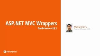 DevExpress ASP.NET MVC Wrappers