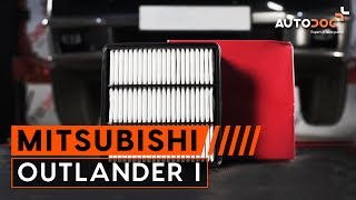 Comment changer Filtre à Air Mitsubishi Outlander 2 - guide vidéo