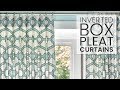 How to Make Inverted Box Pleat Curtains