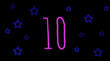 Countdown 10 to 1 (Stop Motion Animation) - Motion Graphics (30 sec) | STRIKKAR