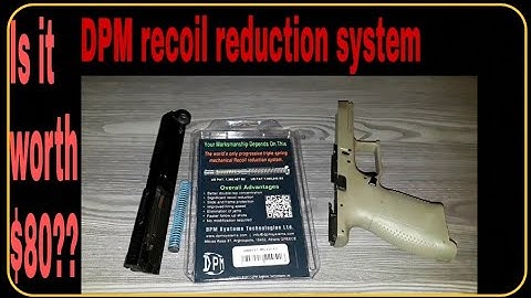 Recoil reduction system by "DPM". Is it worth $80? (testing in the cz p10c)