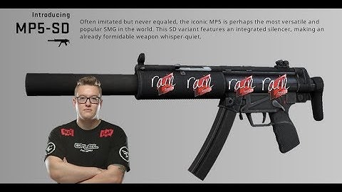 Applying Rain Stickers To MP5-SD (CSGO)