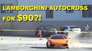 Lamborghini Autocross for $90?!