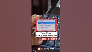 Turn Off Auto Startup Apps on Windows #DisableStartup #SpeedUpPC