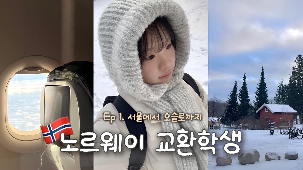 🇳🇴 노르웨이 교환학생 브이로그 ep.1 | 개강이 1월이라구요 ……? 🙀