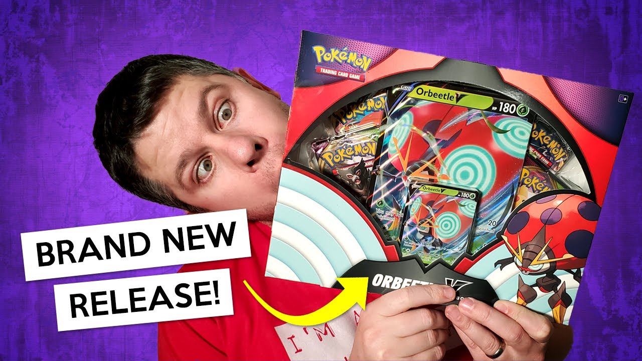 orbeetle v box booster packs Pokemon and 6 Promo Cards Combo Orbeetle V box contents at