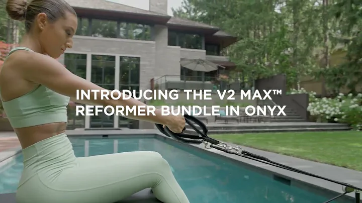 New V2 Max™ Reformer Bundle in Onyx - The Ultimate Pilates Experience!