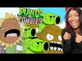 Funny plants vs zombies animations