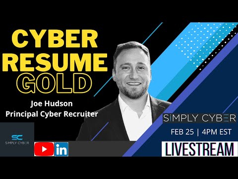 مشاوره تخصصی در مورد نوشتن رزومه سایبری با جو هادسون - Cyber ​​Headhunter