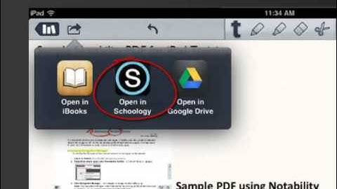 Notability and Schoology Workflow Tutorial