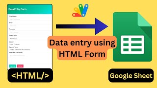Google Sheets | Data Entry using HTML Form 🔥🔥#googlesheets #appsscript #dataentry