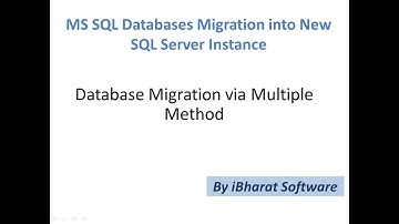 SQL DBA Industrial Base DB Migration into Other SQL Instance in HINDI Day 14 #ibharatsoftware