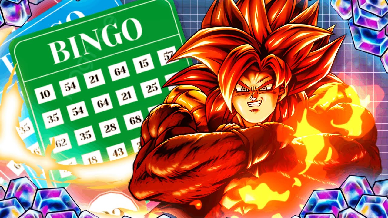Dragon Ball Legends: ULTRA SSJ4 GOGETA FAREWELL SUMMONS. LEGENDS BINGO BOARD SUMMONS