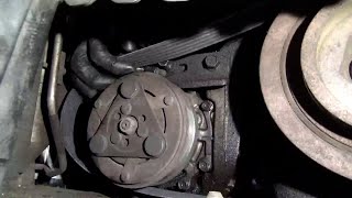 2004 Honda Civic LX  Drive Belt Replacement  Alternator, Power Steering, A/C Compressor Belts