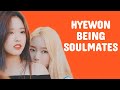 Hyewon being soulmates