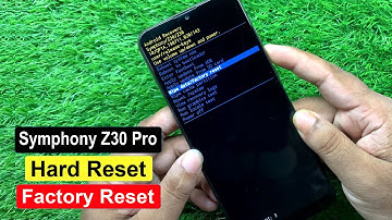 Symphony Z30 PRO Hard Reset | Factory Reset |