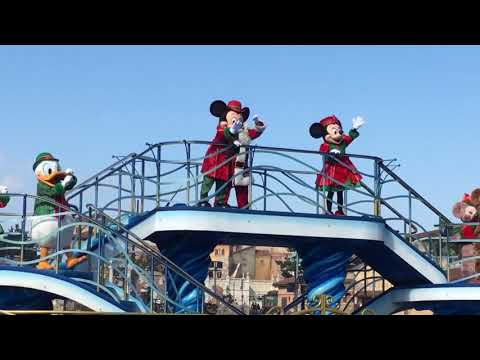 東京ディズニーシーのハーバーグリーティングにクリスマスバージョン登場！クリスマスソングを聞きながらキャラクターに手を振ろう